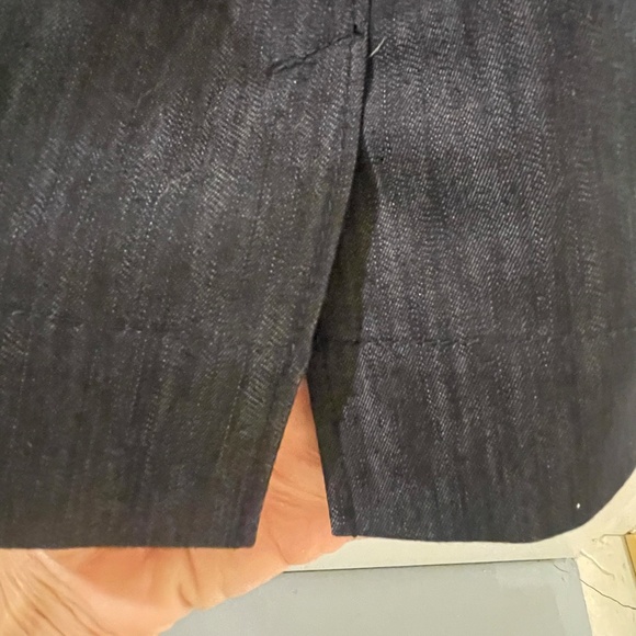 NWT LILLY PULITZER Nadine indigo twill denim skirt size 8 - Picture 6 of 8